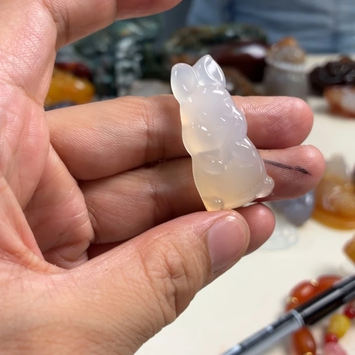 b***m玛瑙/玉髓吊坠(不含链)未镶嵌