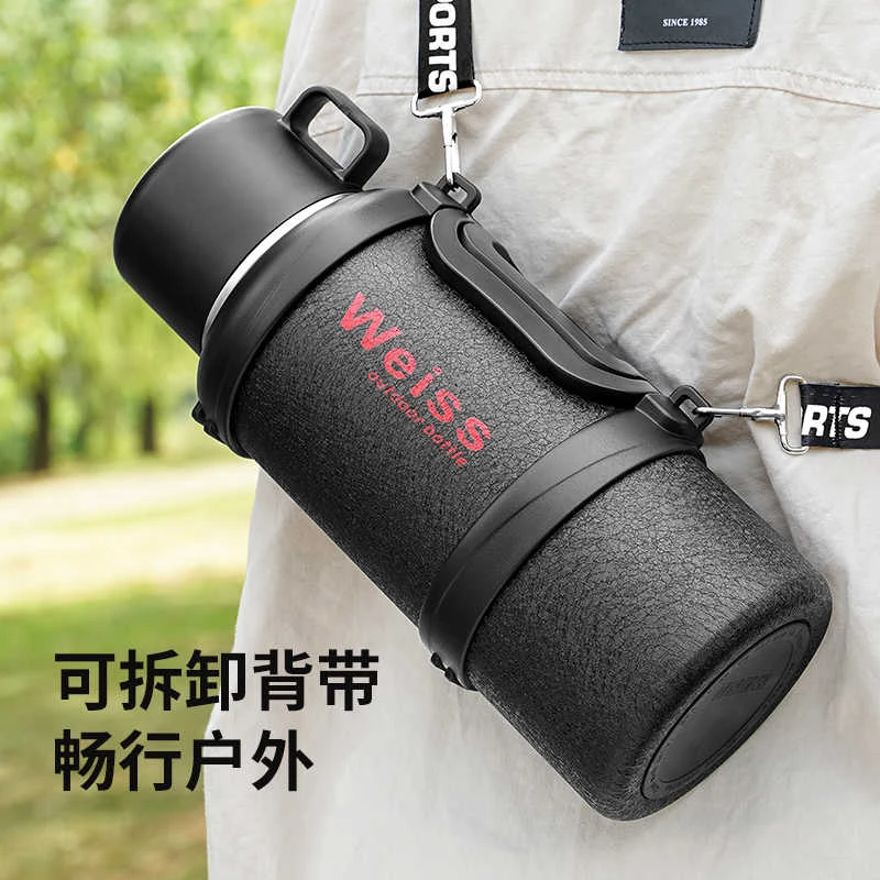 保温壶现代简约工地大容量家用保冷户外车载便携可拆卸