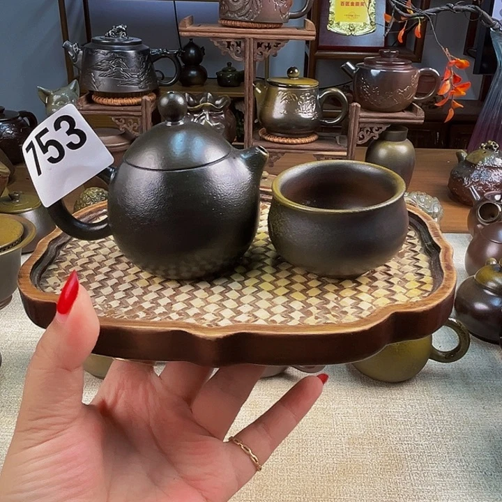 柴烧壶泡茶香柴燒壺泡茶香