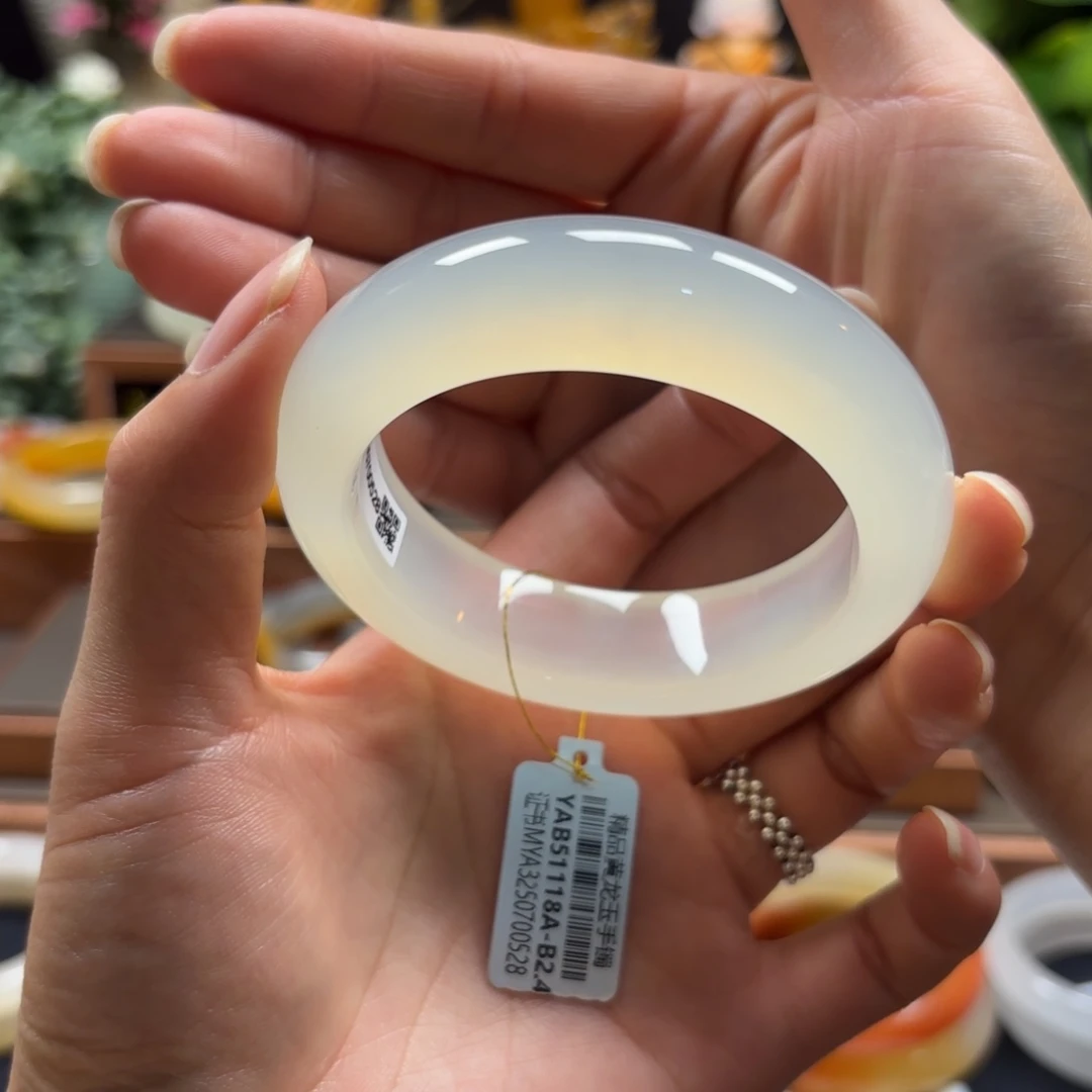 石英质玉（黄龙玉）未镶嵌手镯58+