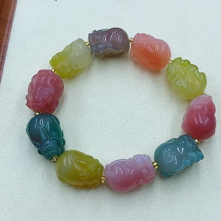 翡翠未镶嵌手饰手串005