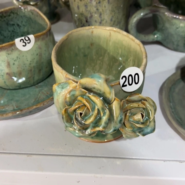 盘懿树日式手捏餐具茶具