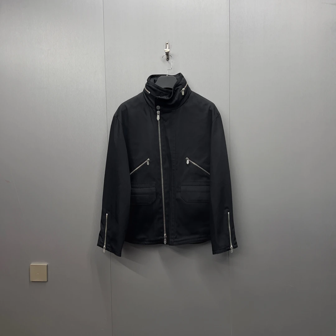 全新未使用 Hermes/爱马仕 24新款多拉链夹克外套/12307/50码