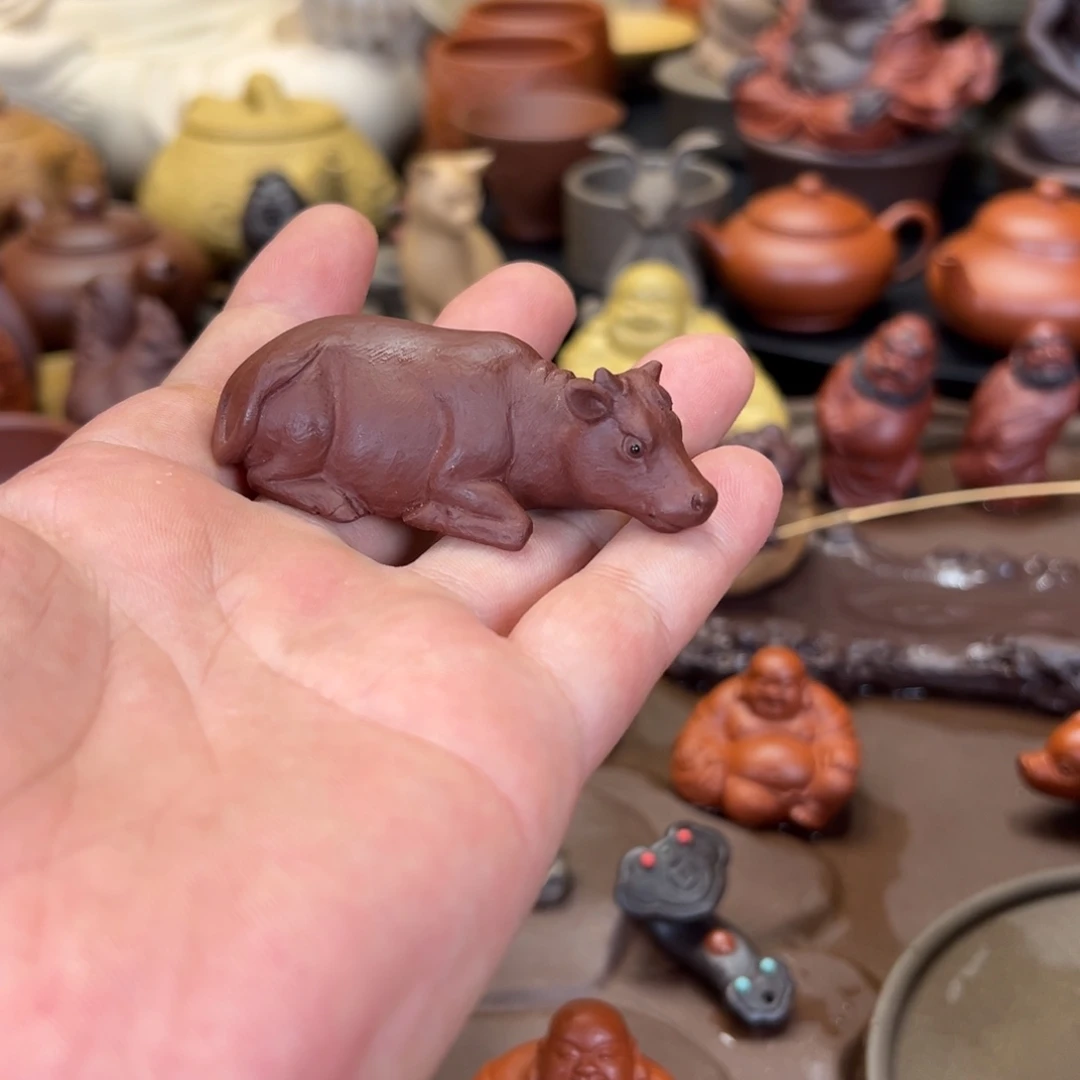 紫砂茶宠紫砂小牛