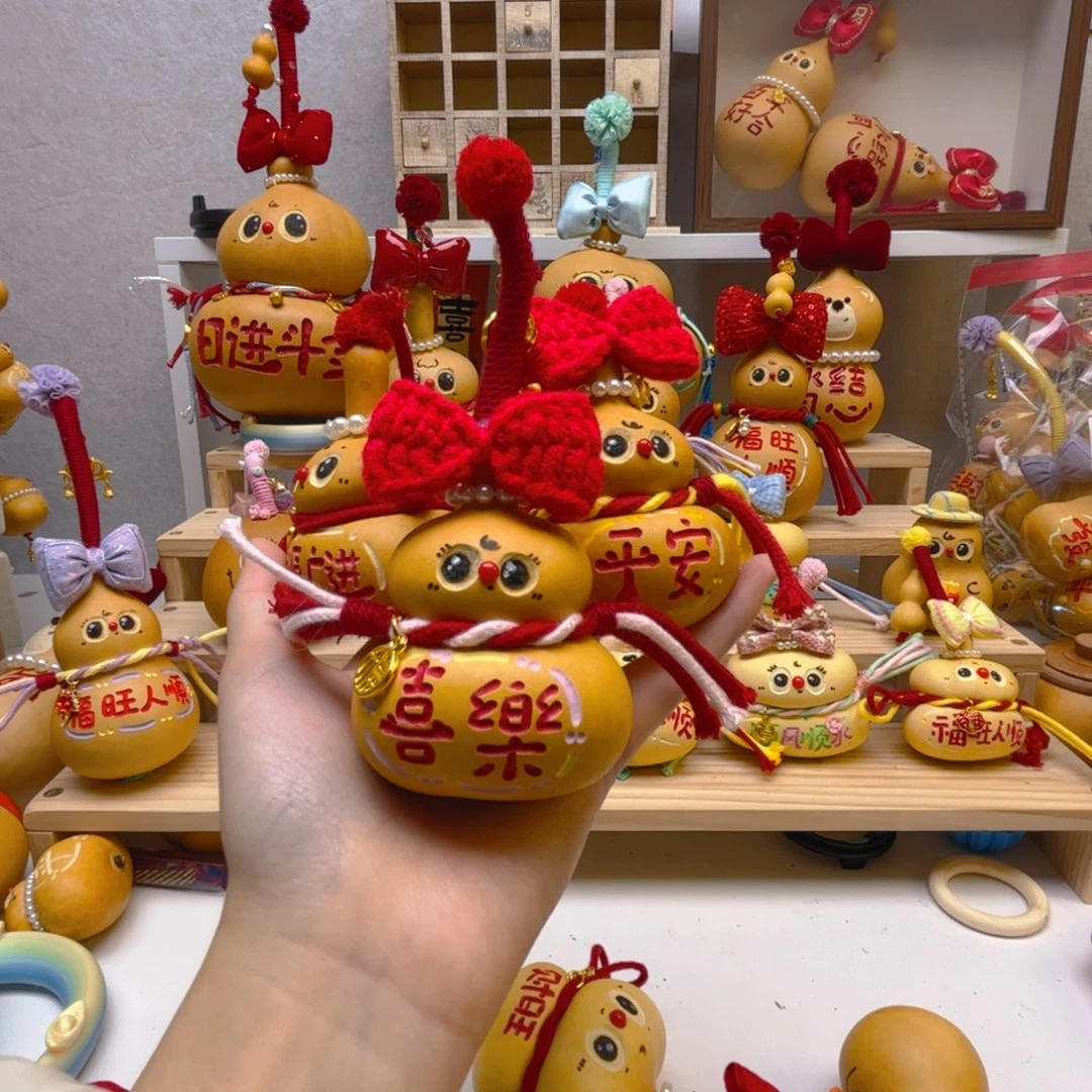 叶****三个可爱葫芦摆件