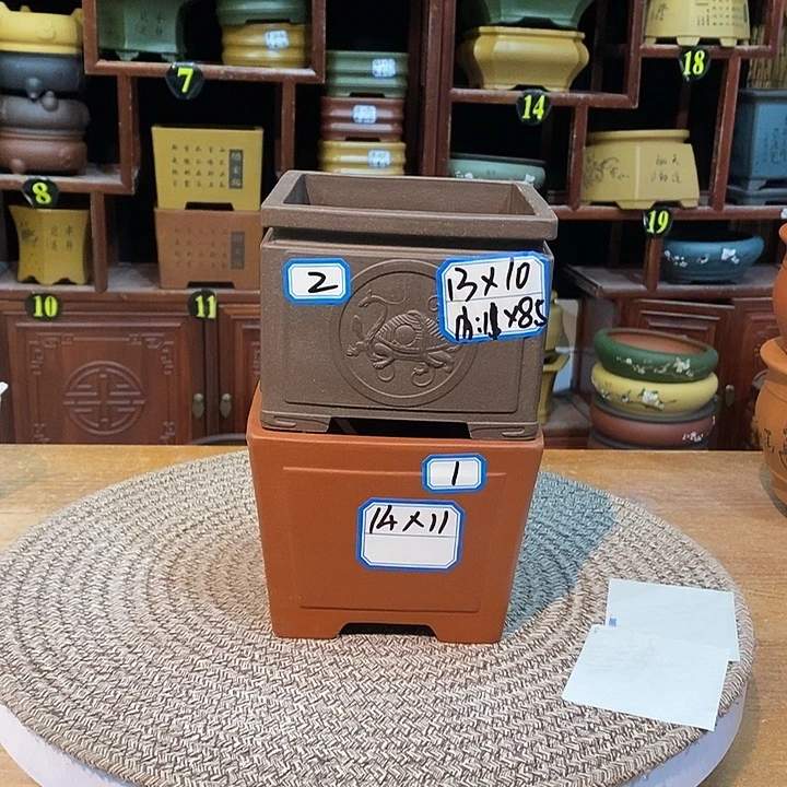 紫砂花盆花盆花盆