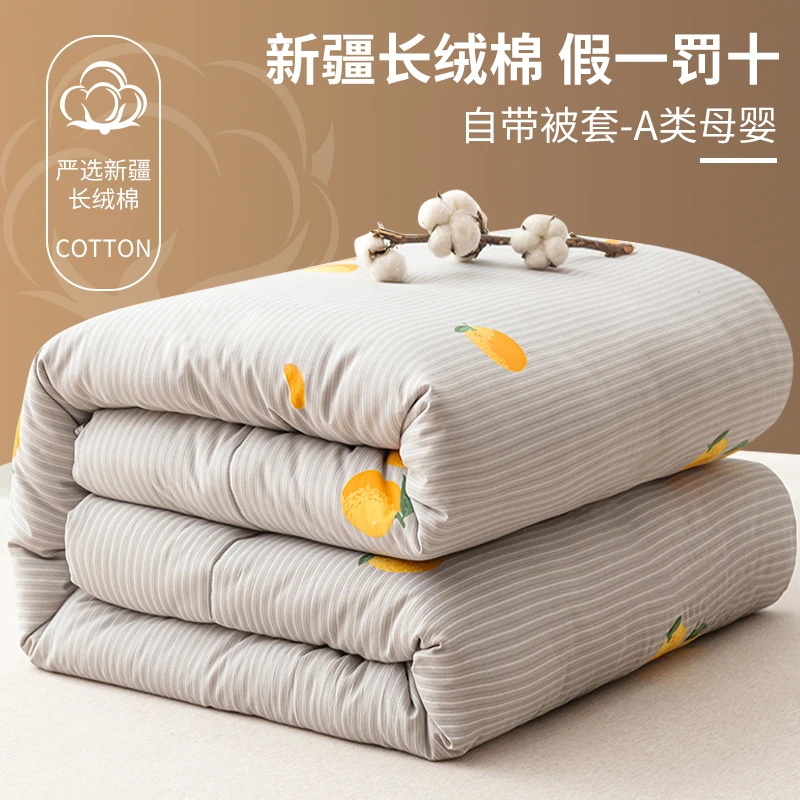 新疆棉花被子冬被棉被全棉被芯加厚保暖单人春秋被纯棉夏凉空调被