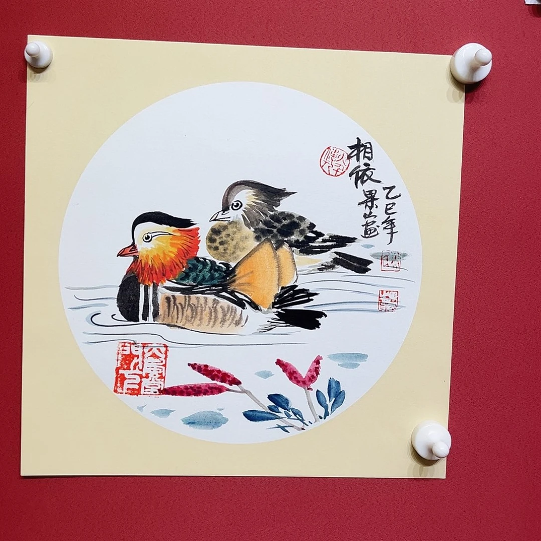 国画侯果山老师国画作品月