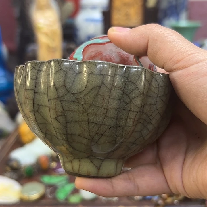 面***哥瓷杯！紫砂壶茶具套装