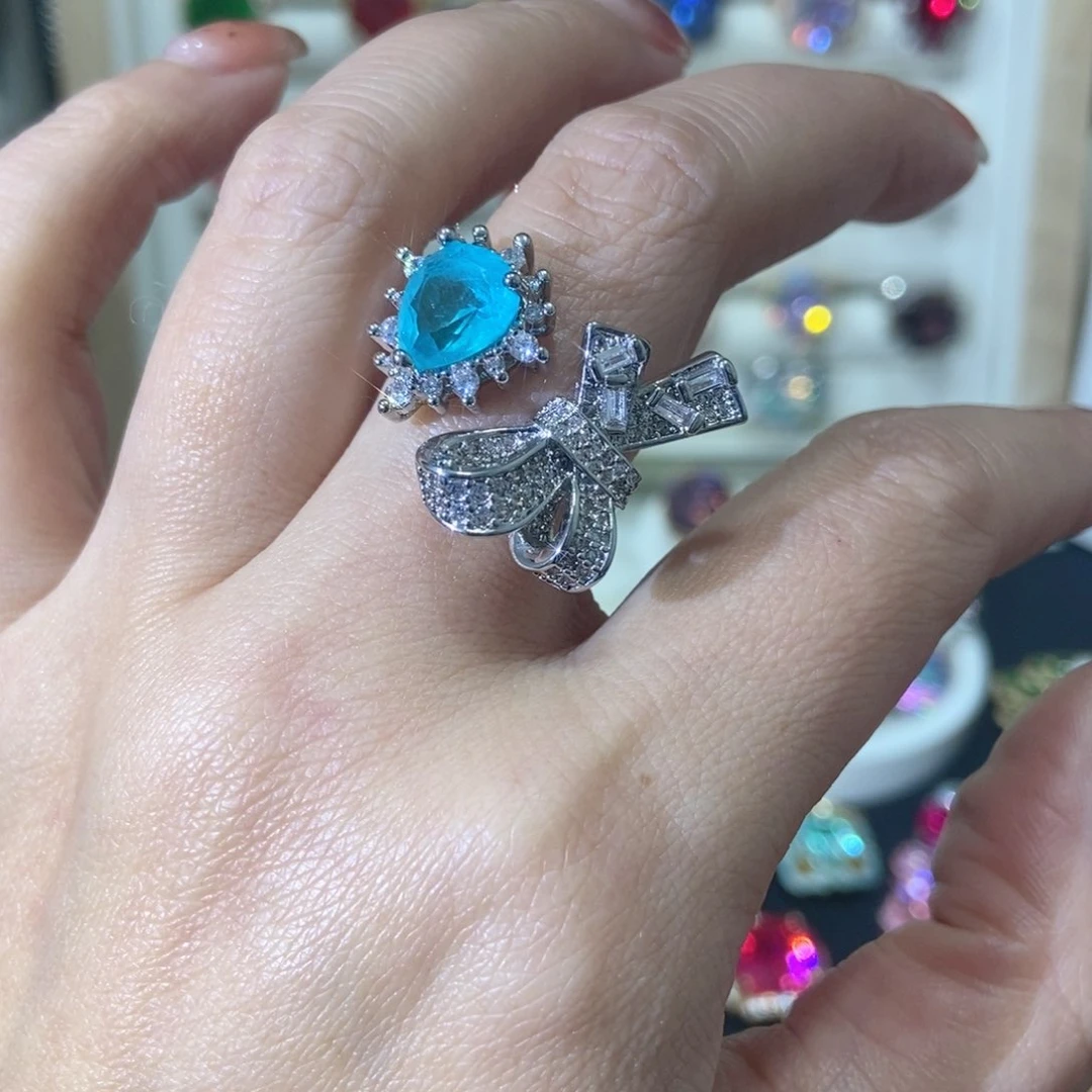 66锆石（处理）戒指