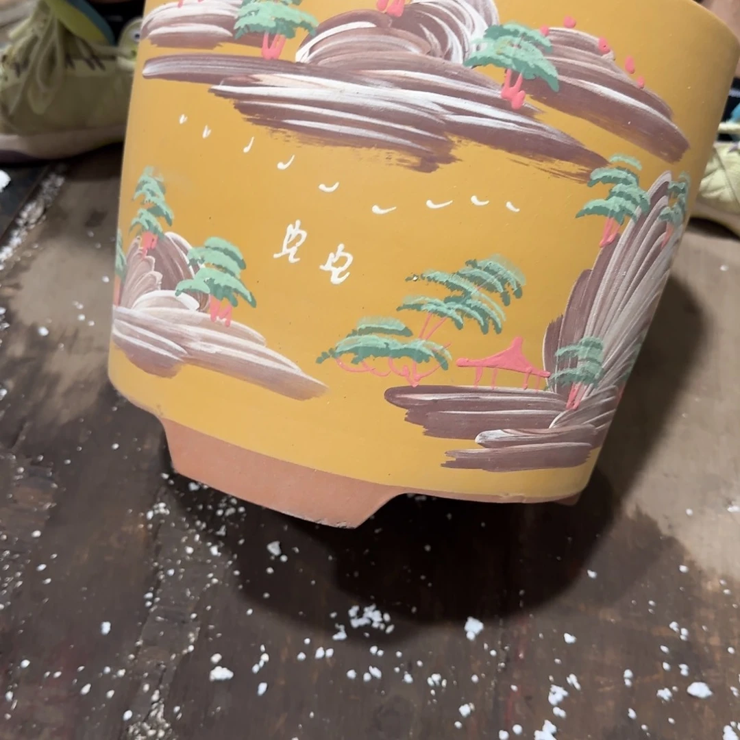 紫砂花盆口径20.17口径