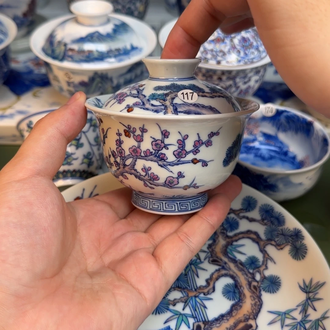 彦祖纯手工手绘茶具117