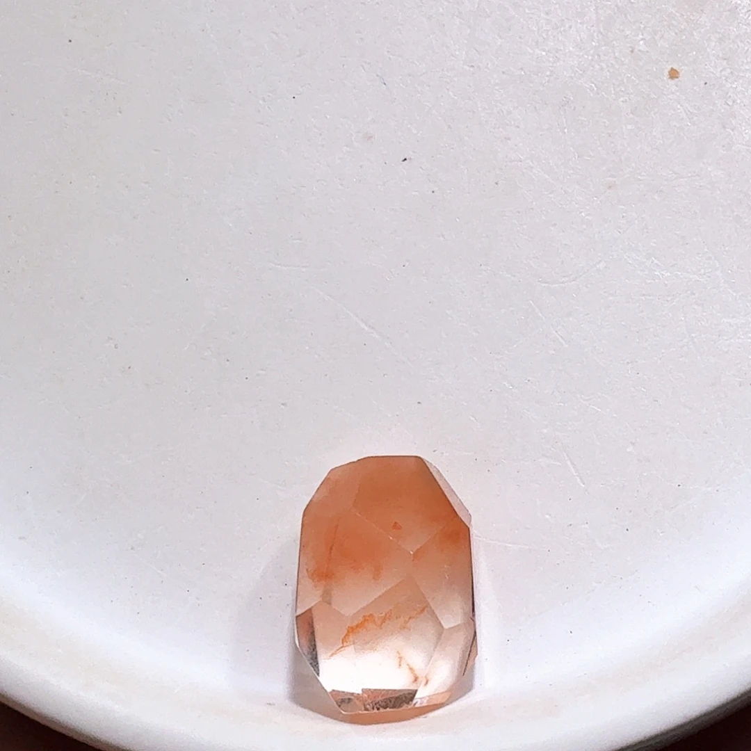 未镶嵌珠宝半成品水晶红兔毛