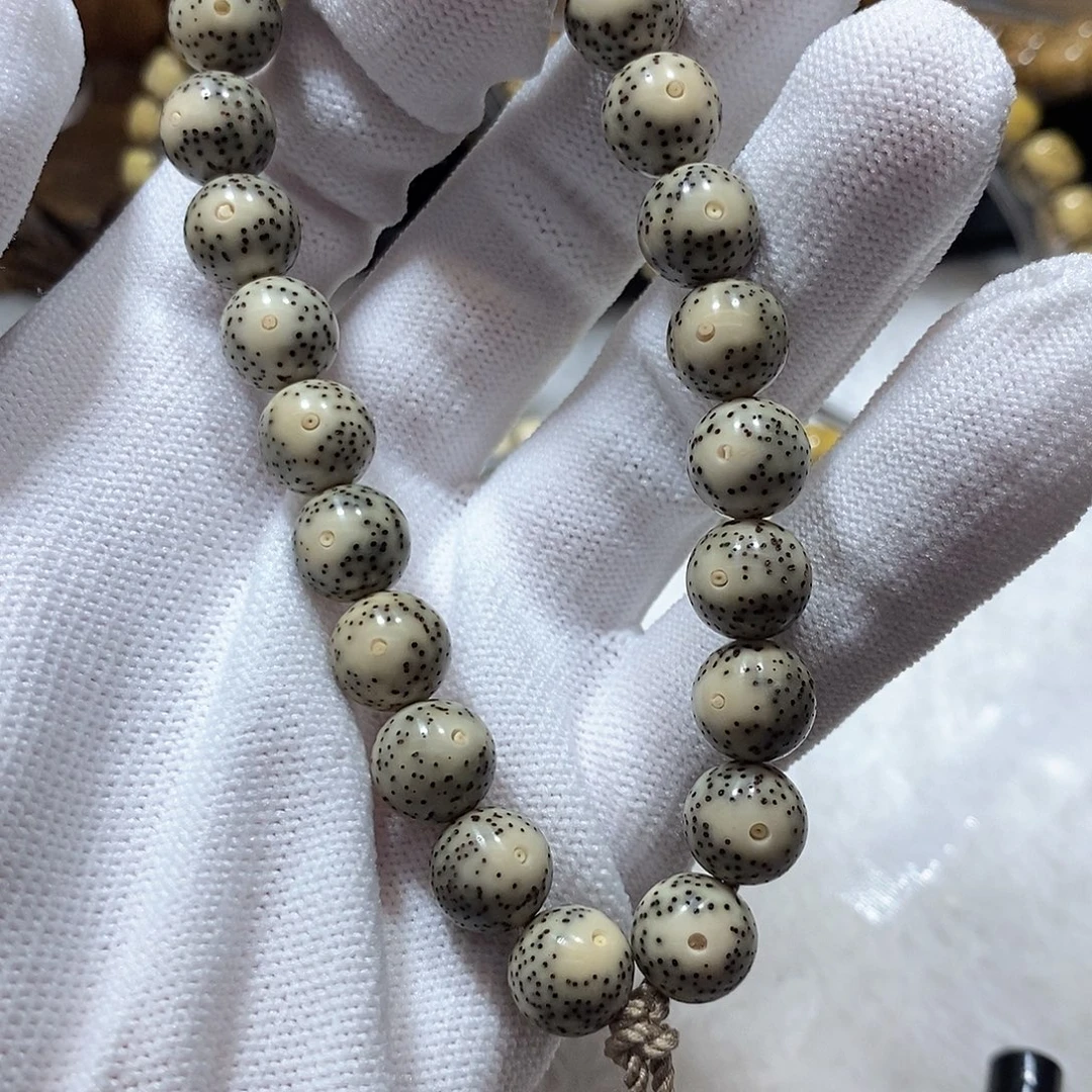 手串星月菩提石玉10圆
