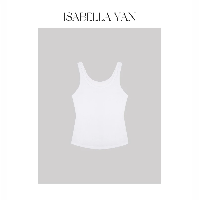 【Isabella】“百搭指南”基础款圆领无袖小背心D30616IS51