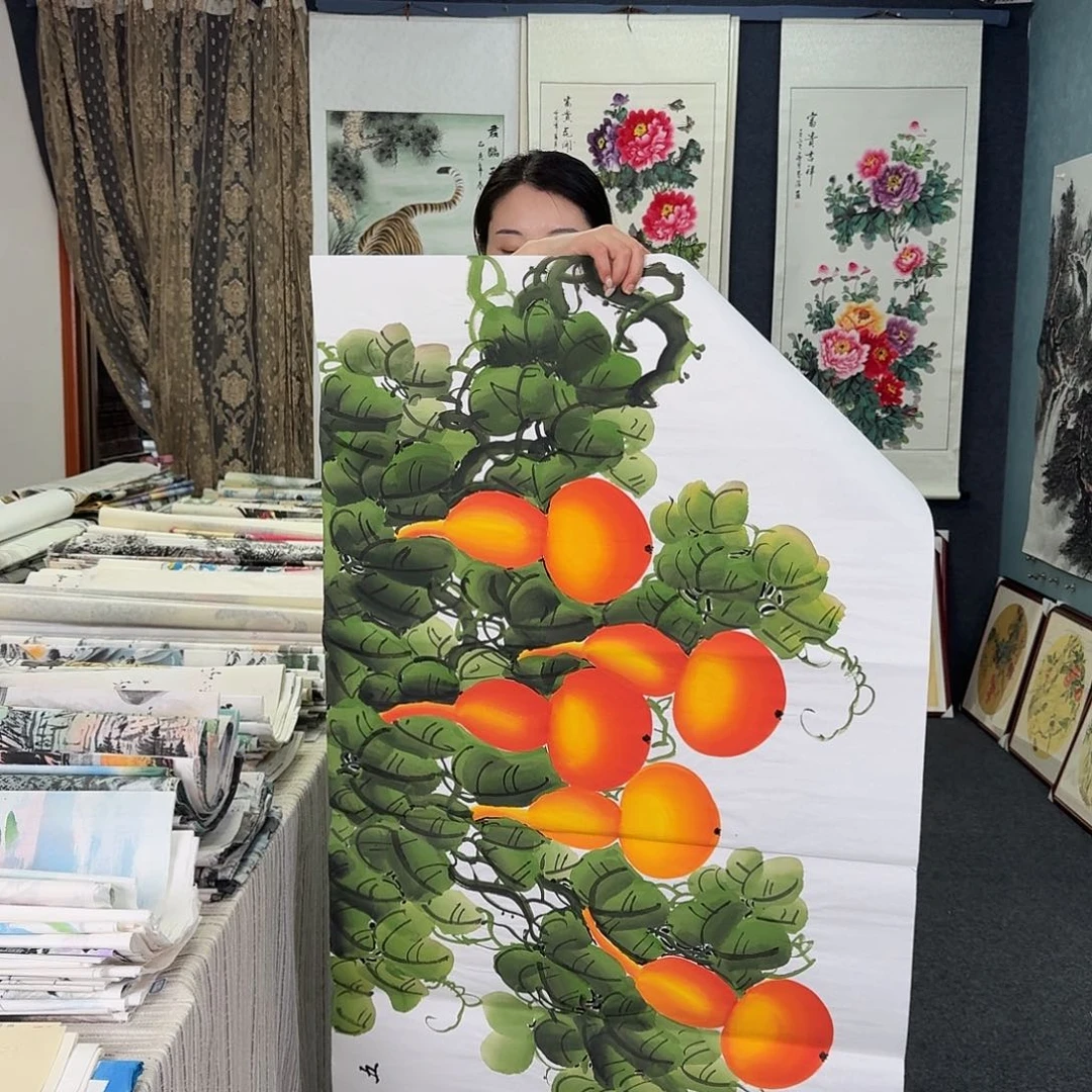 纯手绘国画作品作品