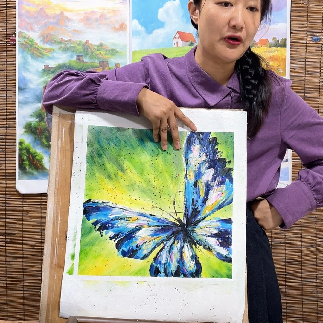 油画薇爽恭喜竞拍成功！