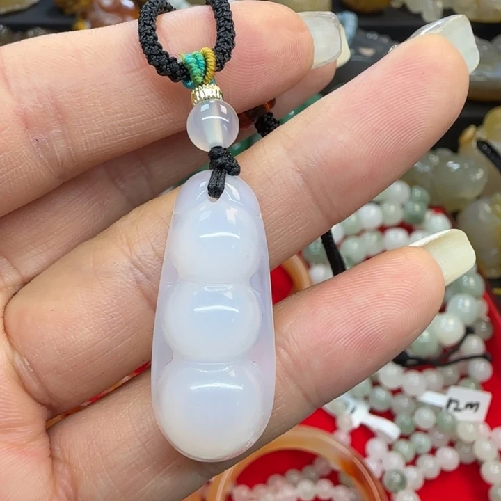 玛瑙/玉髓合金吊坠
