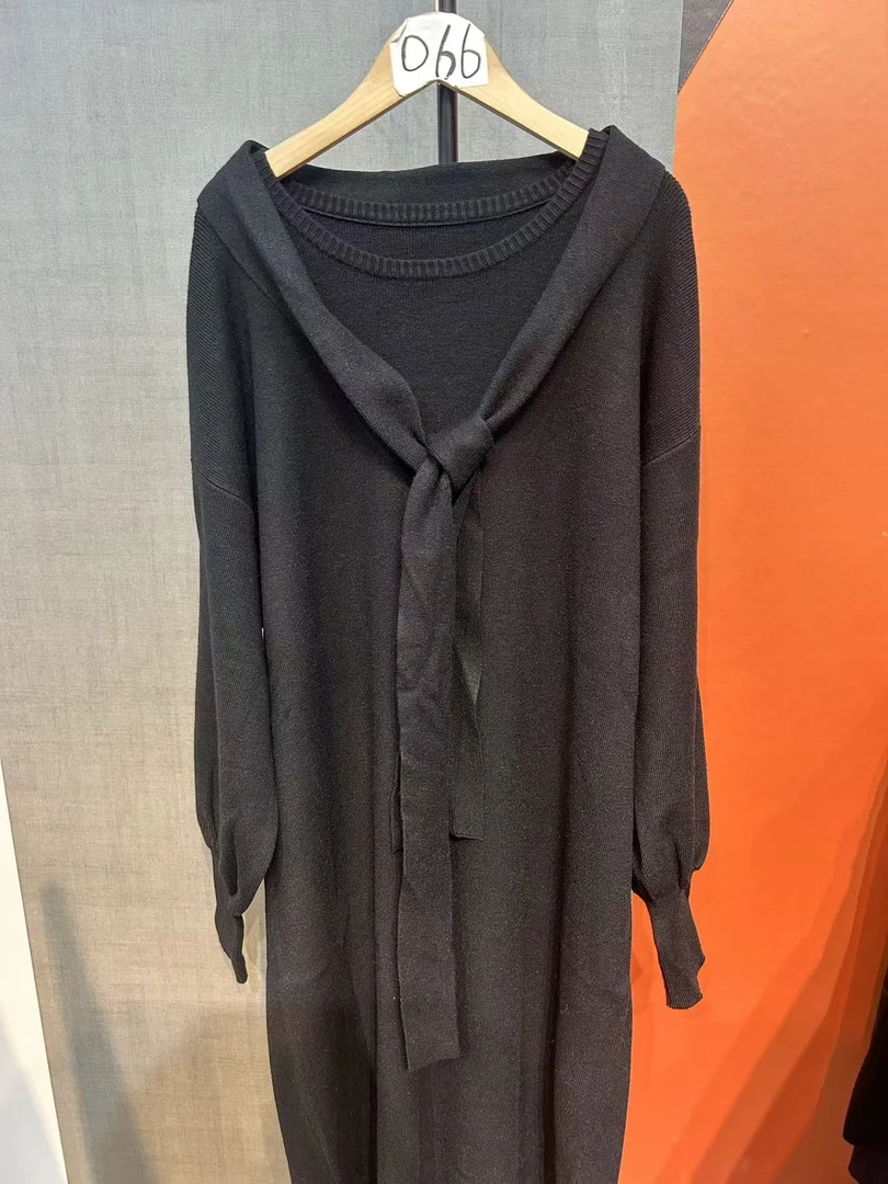 （066）湾湾奢品贵妇既视感显廋舒适时尚百搭连衣裙秋冬款