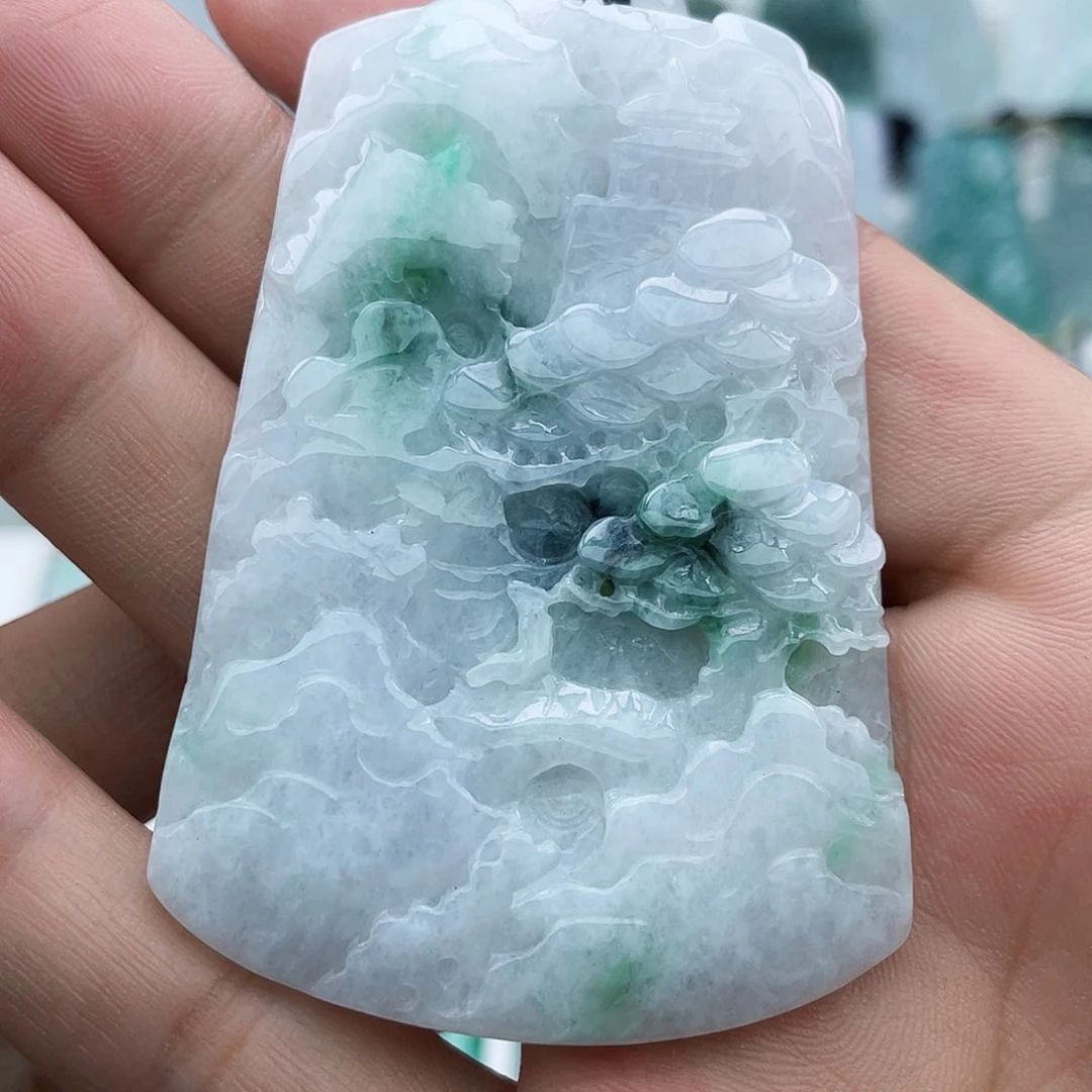 颈饰未镶嵌翡翠翡翠