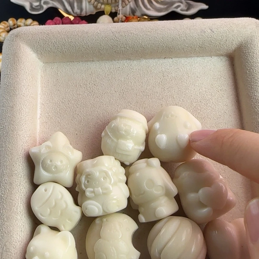 菩提根/象牙果吊坠微瑕牙果11颗混组合2