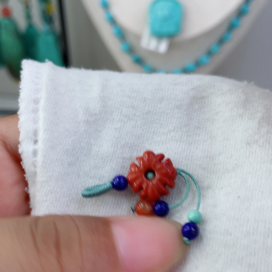 未镶嵌绿松石珠宝奇石