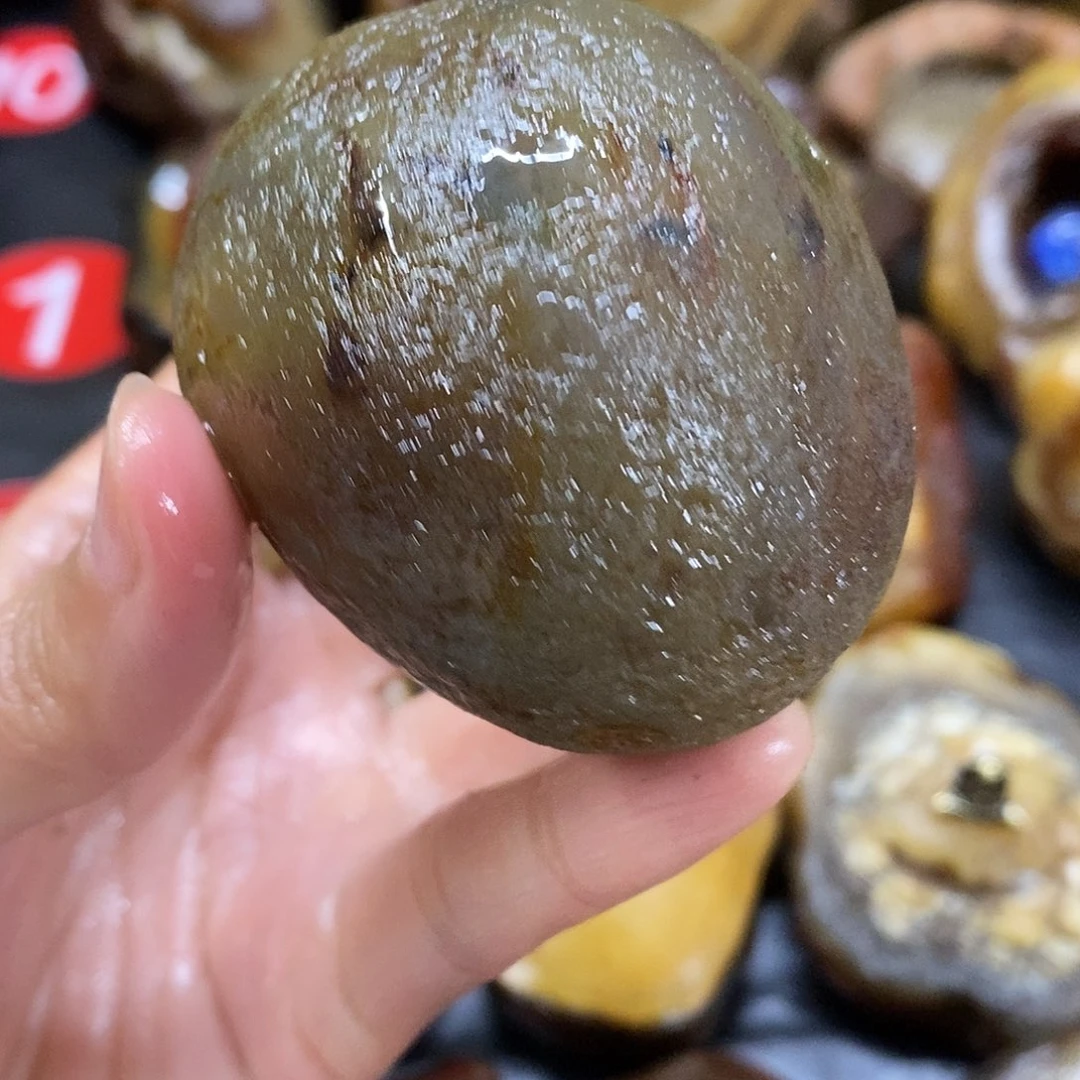 玛瑙/玉髓未镶嵌手把件