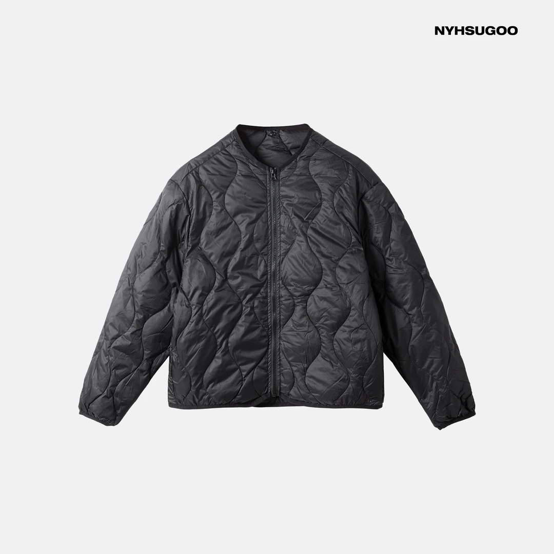 NYHSUGOO/南乙3438-1黑色冬季男士内胆羽绒服可叠穿单穿