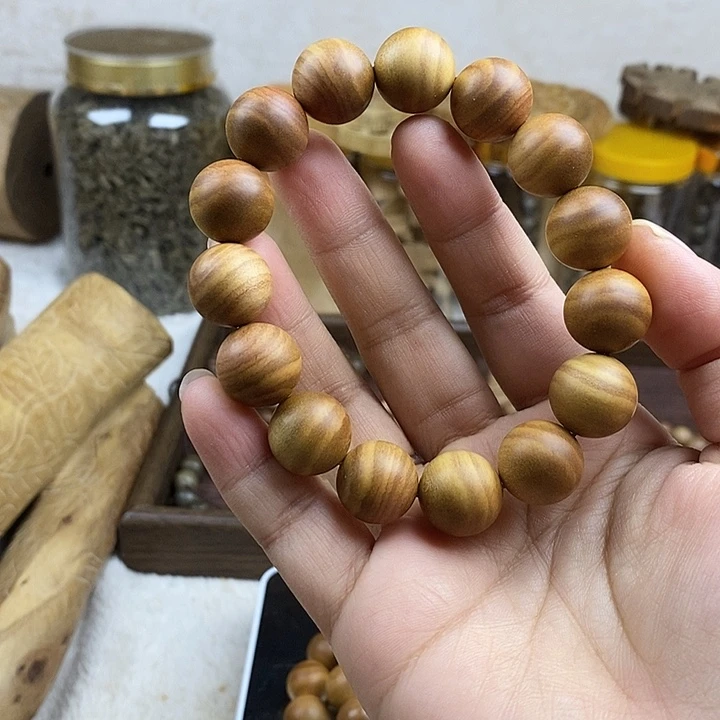 黯***️无事牌檀香木檀香木手串1.5
