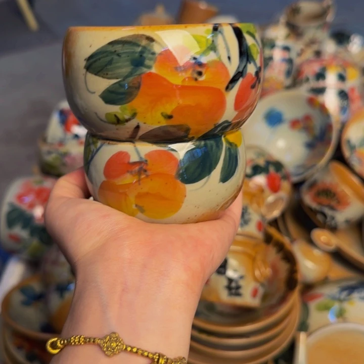 瓷片景德镇陶瓷手工手绘