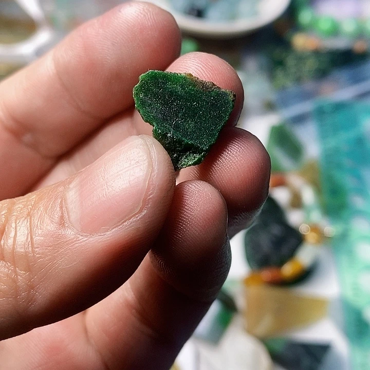 翡翠散珠天然翡翠A货