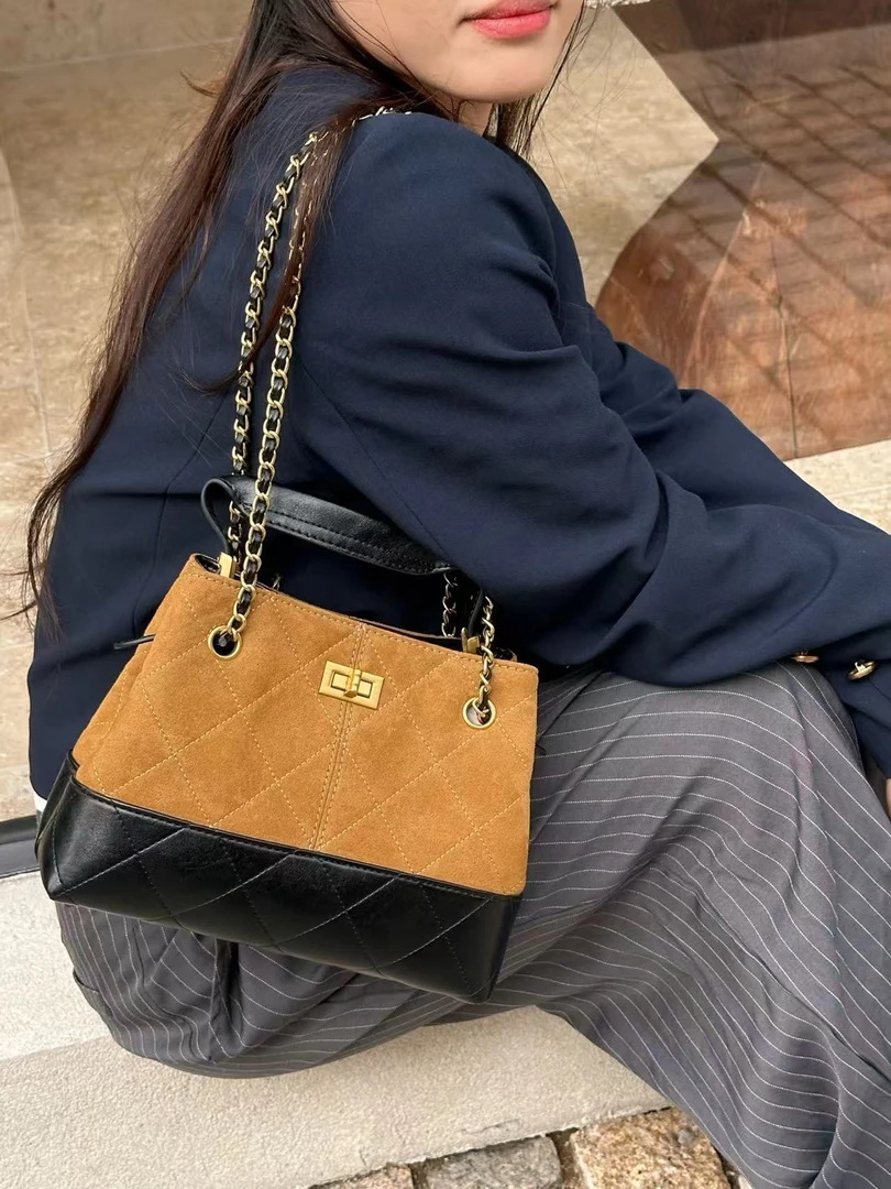 【1-100】潮洋气时尚简约手提包百搭轻奢腋下复古athflow风女包休闲