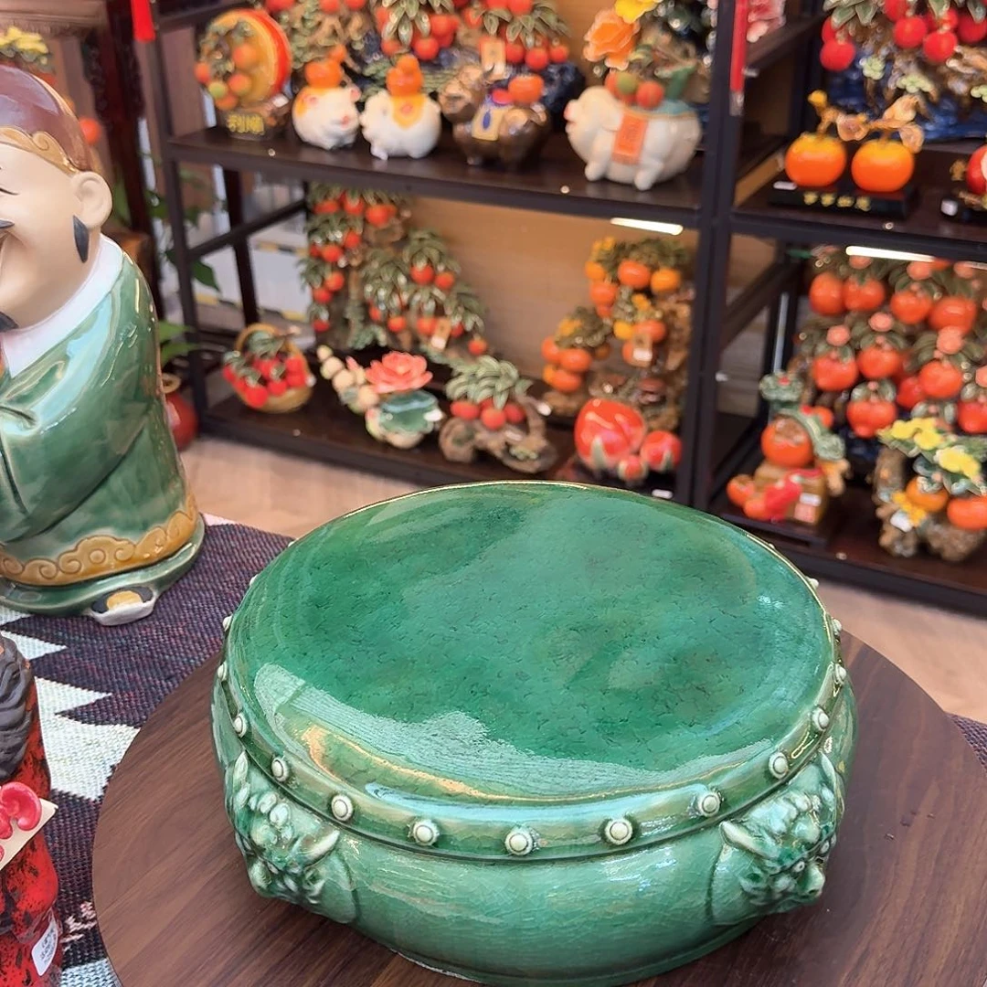 陶瓷29直径龙头鼓