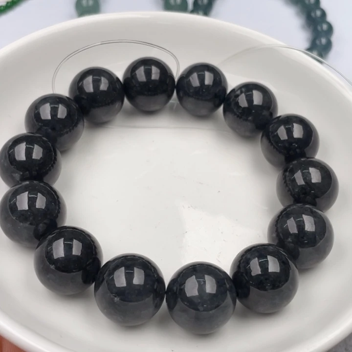 翡翠未镶嵌手链散珠多样性发自选14个