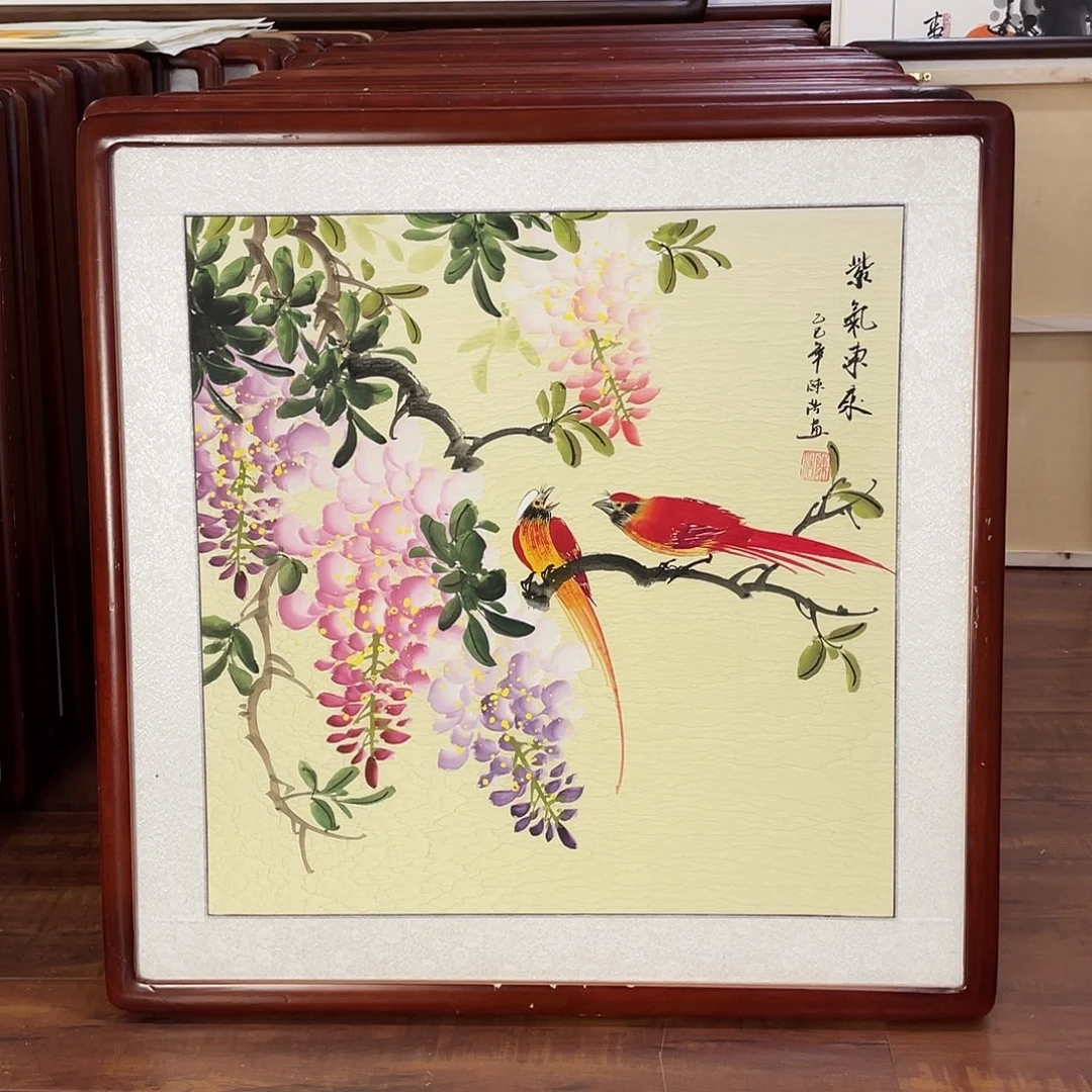 国画带框尺寸63*63厘米