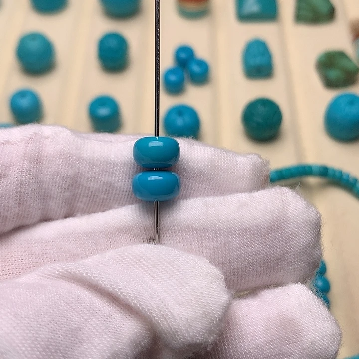 绿松石未镶嵌未镶嵌隔珠8.5