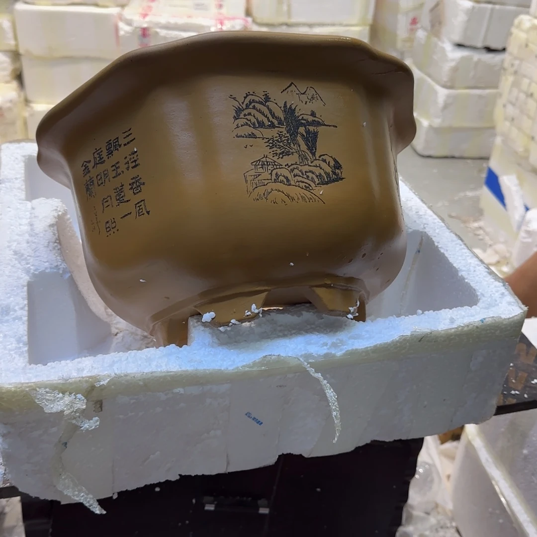 紫砂花盆口径27.15口径