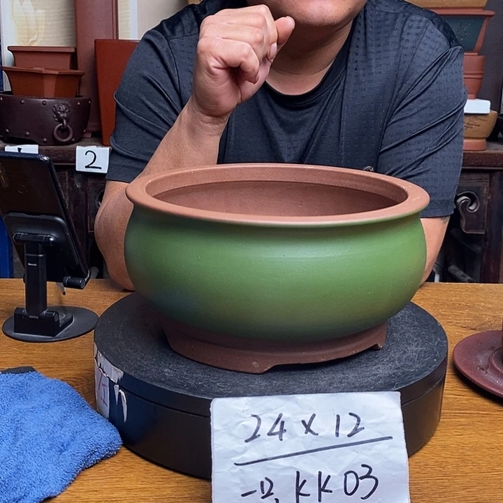 紫砂花盆货号一只KK003