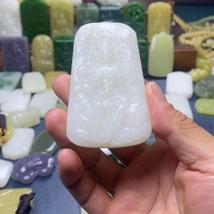 吊坠(不含链)未镶嵌和田玉