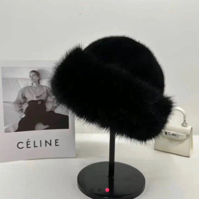 女款冬季蒙古帽子气质设计师款百搭保暖