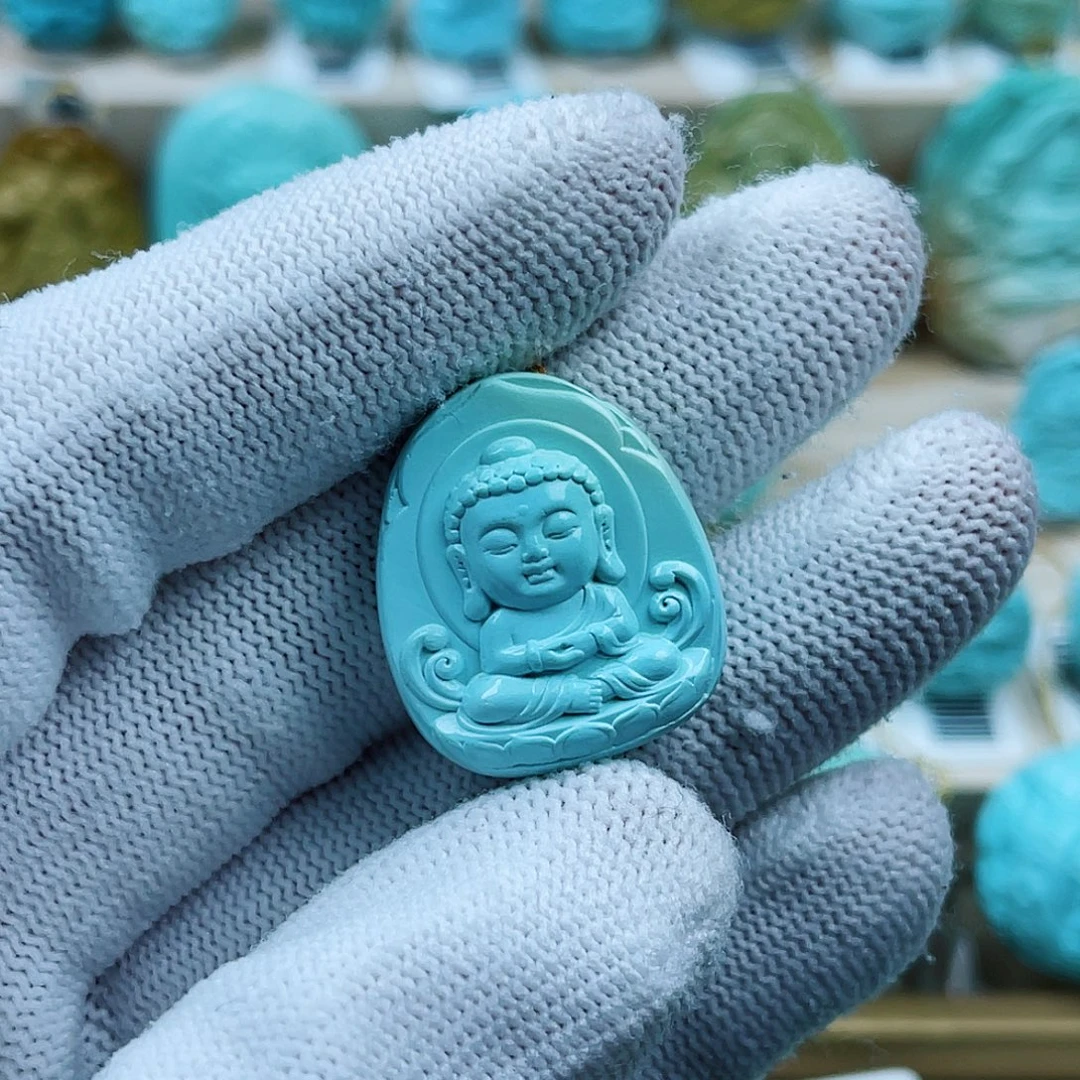 绿松石未镶嵌珠宝奇石