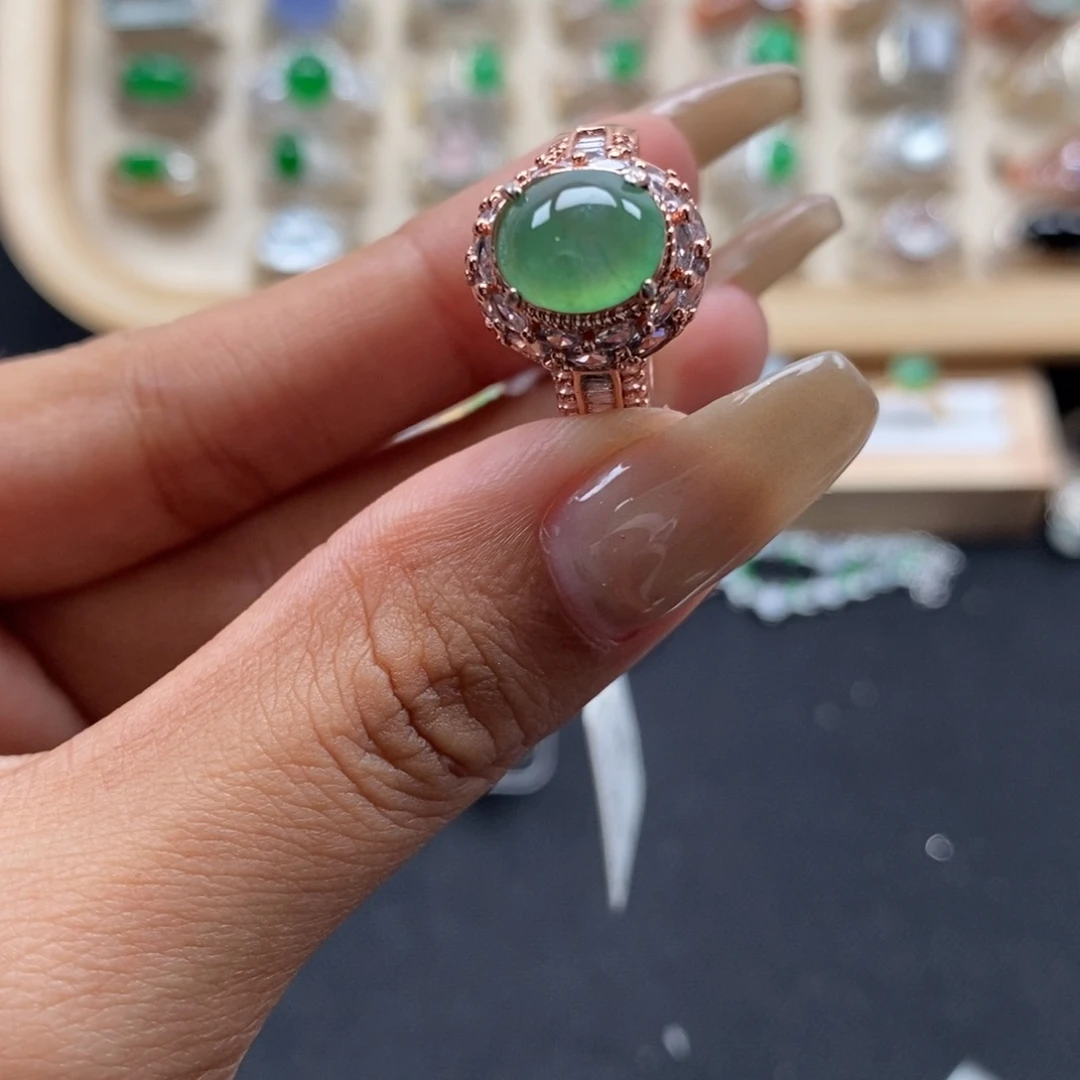 翡翠裸石缅甸天然A货翡翠（有纹福利）