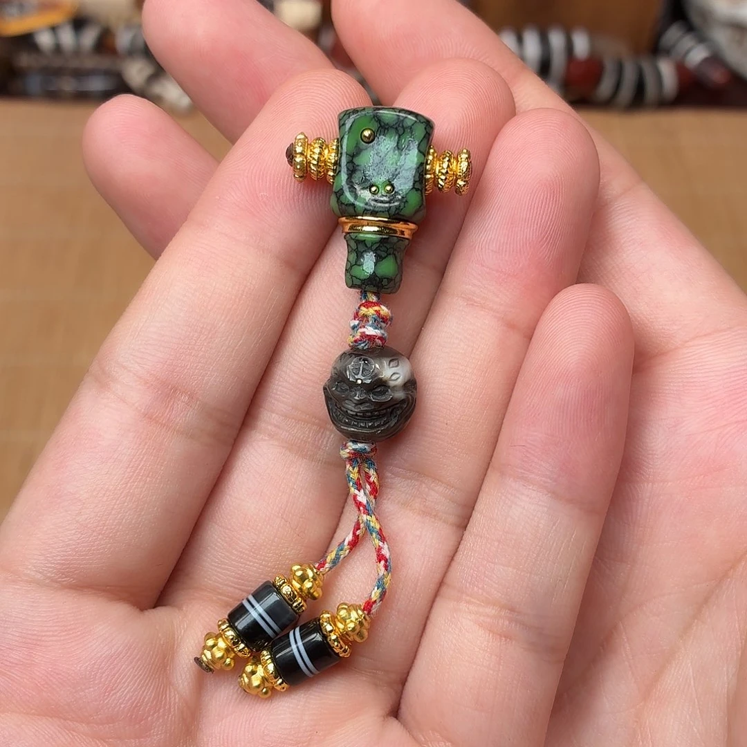 树脂制品绿色三通套装