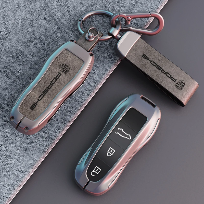 【11】保时捷钥匙套帕拉梅拉Panamera卡宴Cayenne扣Macan911车壳扣