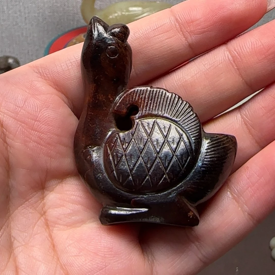 美***活精美的小把件小鹅