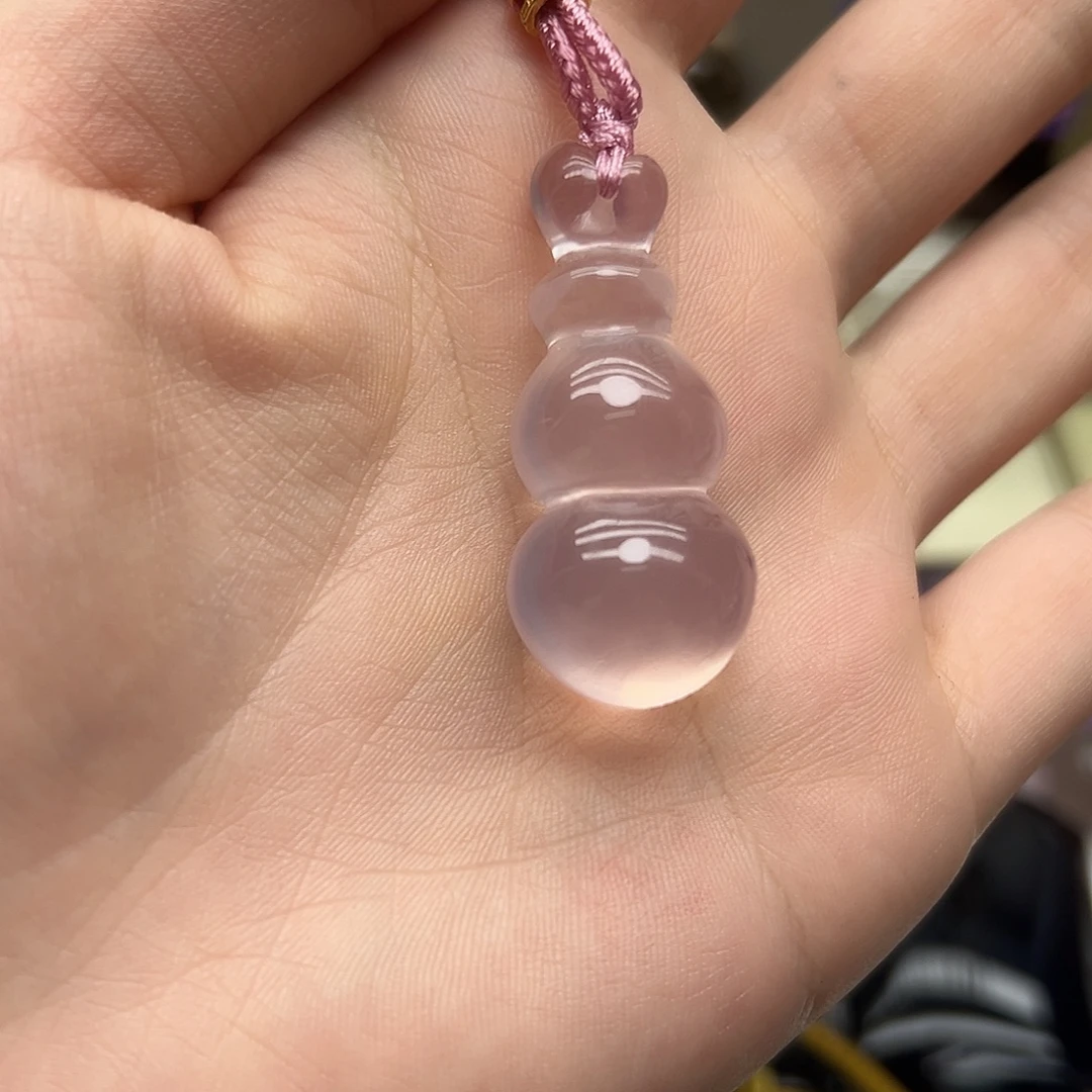 未镶嵌颈饰水晶粉晶葫芦