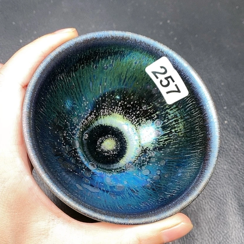 【闪购商品】茶盏全手工真建盏放漏