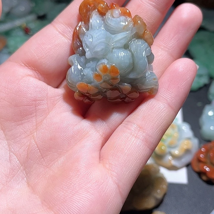 颈饰未镶嵌翡翠天