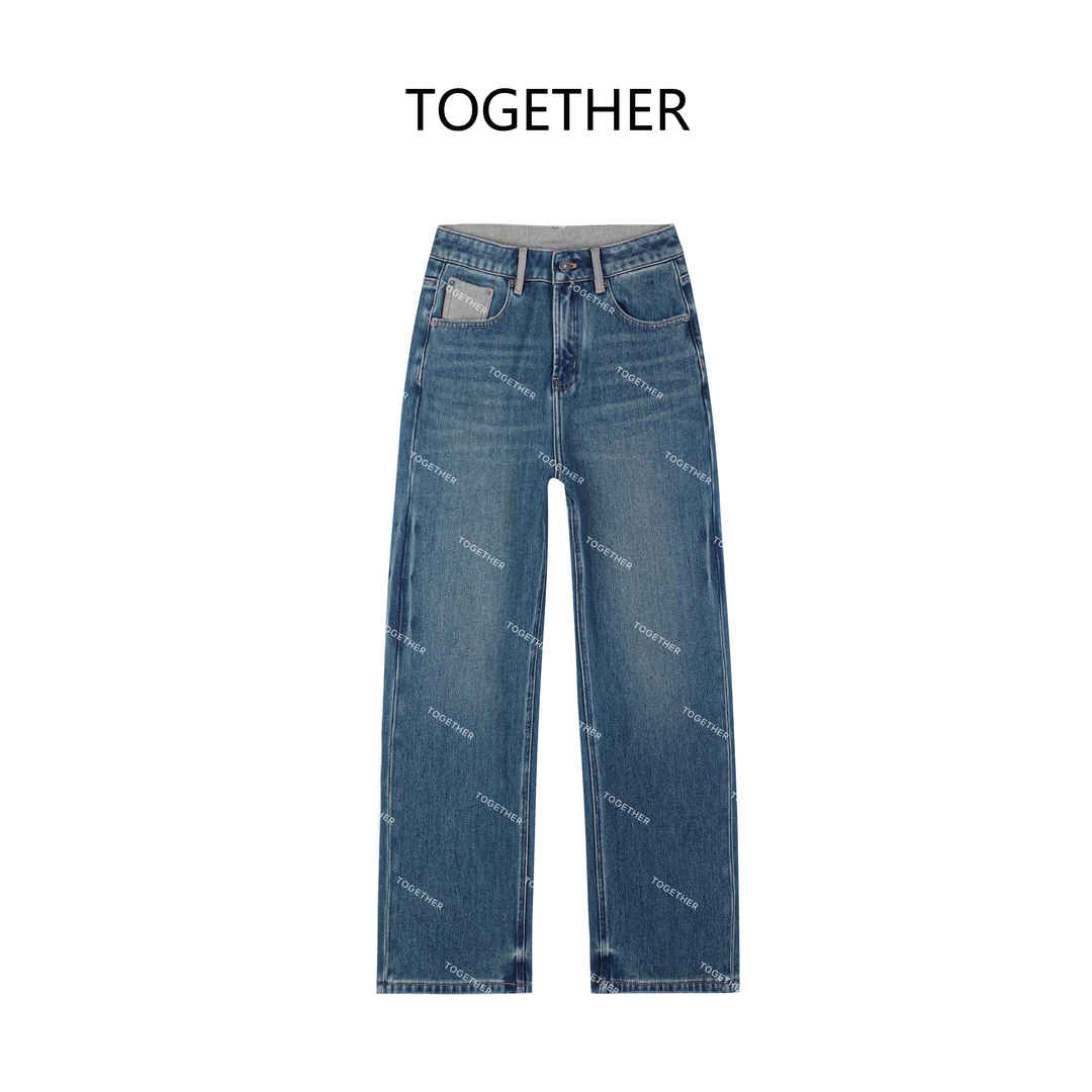 【ASIA BLUE】· 初见 · 冬季加绒微弹百搭显瘦九分直筒牛仔裤Q5208