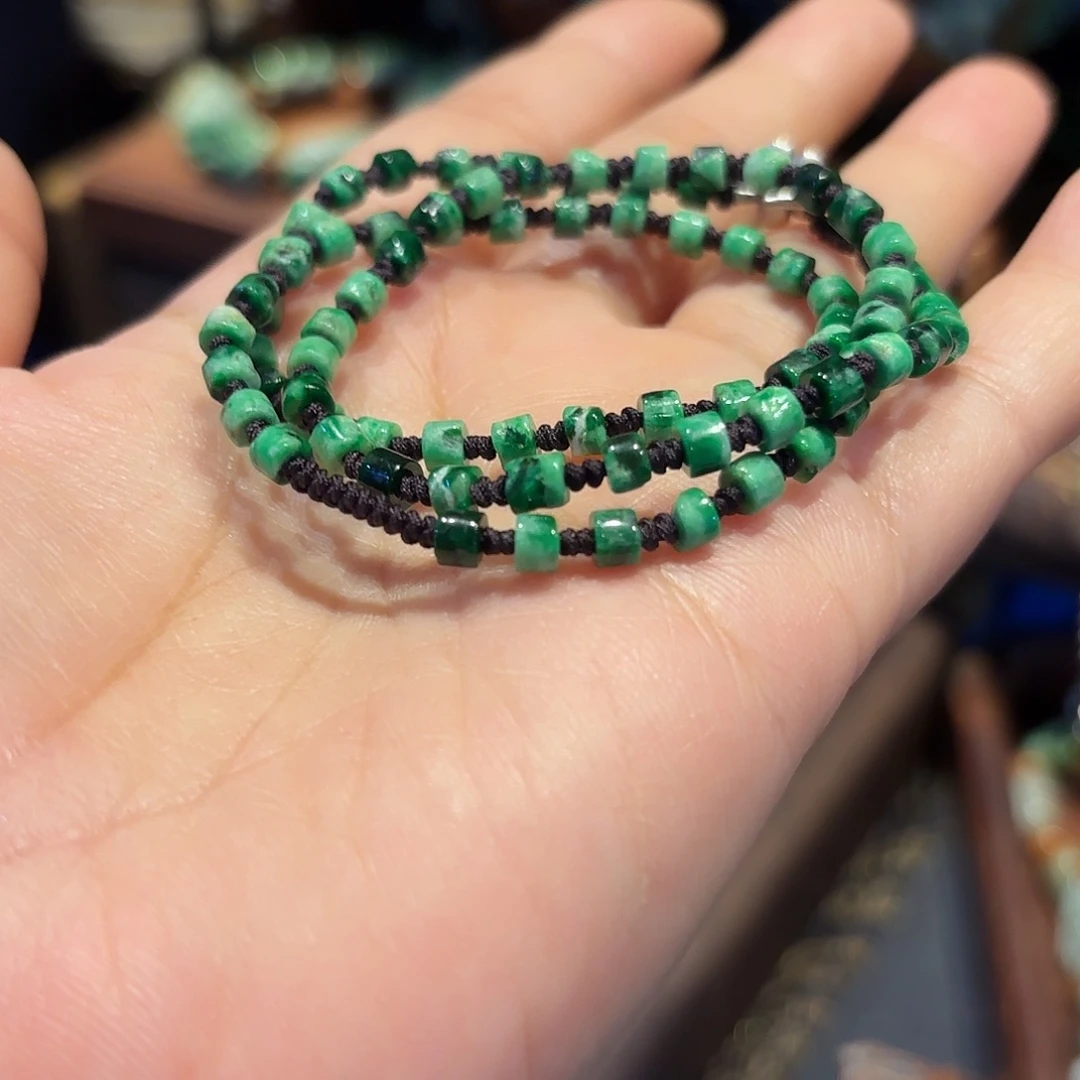 翡翠未镶嵌颈饰原创